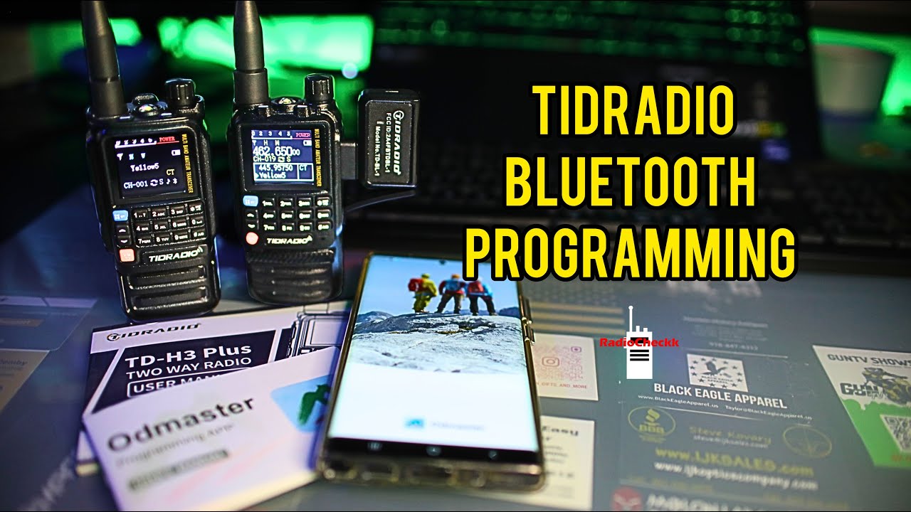 TIDRADIO Bluetooth Programming - H3, H3 Plus, 5RM