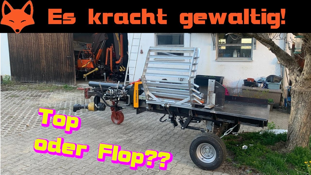 Stapellauf des Eigenbau-Spalter