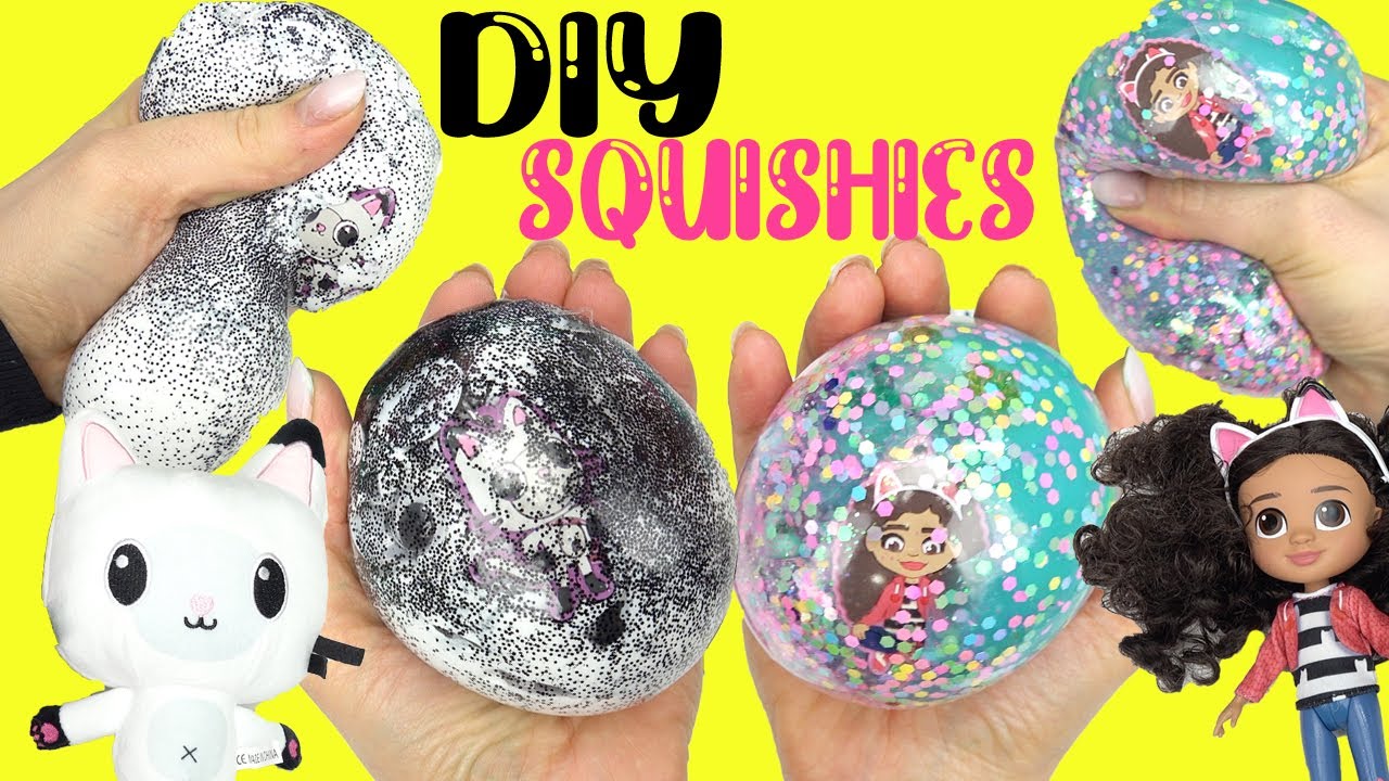 Gabby&rsquo;s Dollhouse DIY Squishies with Squishy Maker! Crafts for Kids with Pandy Paws