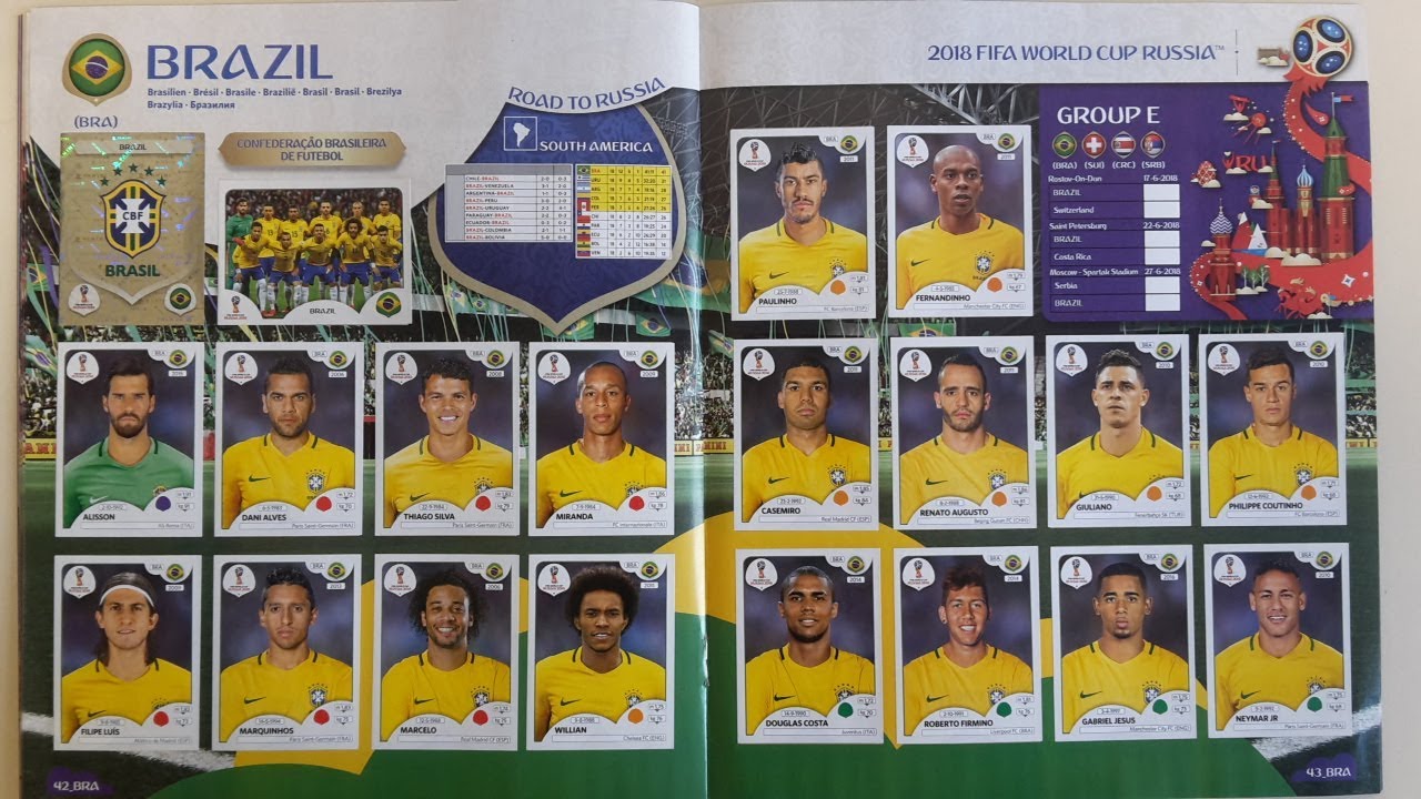 99% Complete 2018 Panini World Cup Russia Stickers Collection: Full 682 stickers version!