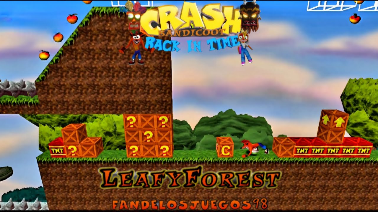 Crash Bandicoot - Back In Time Fan Game: Custom Level: Leafy Forest By FandelosJuegos98
