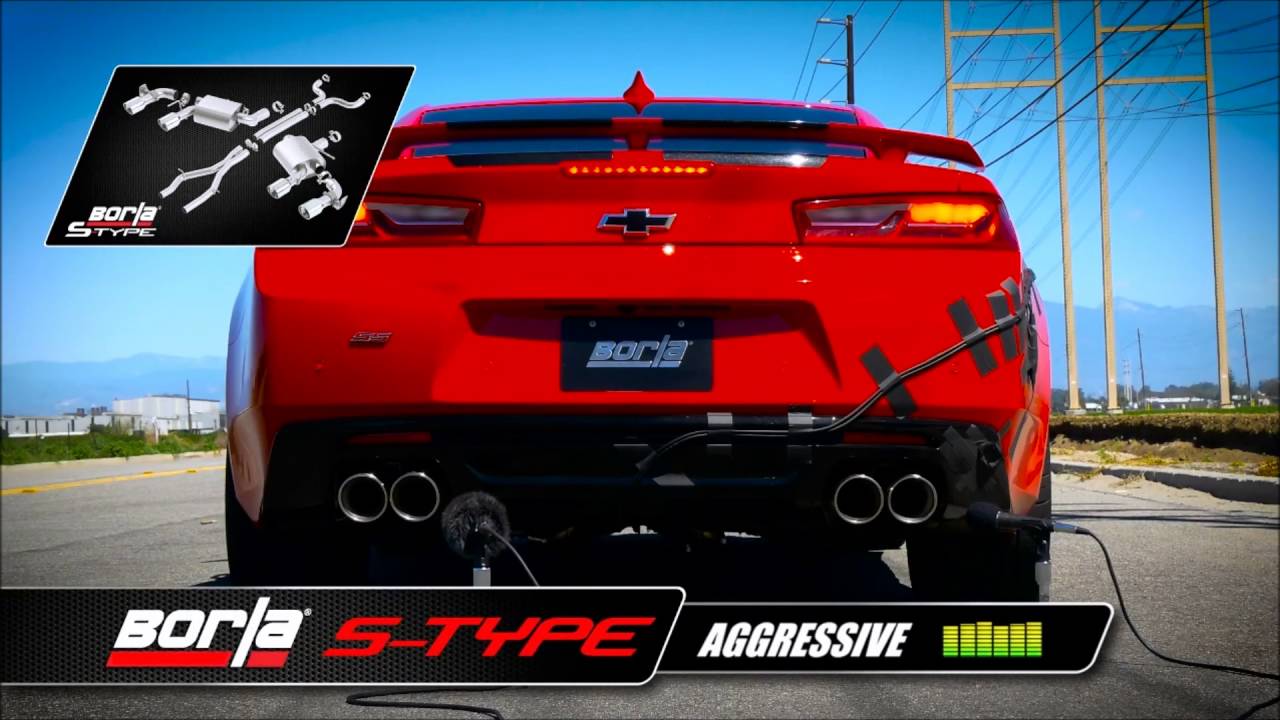Borla 2016 Camaro SS w/NPP Different Sound Levels