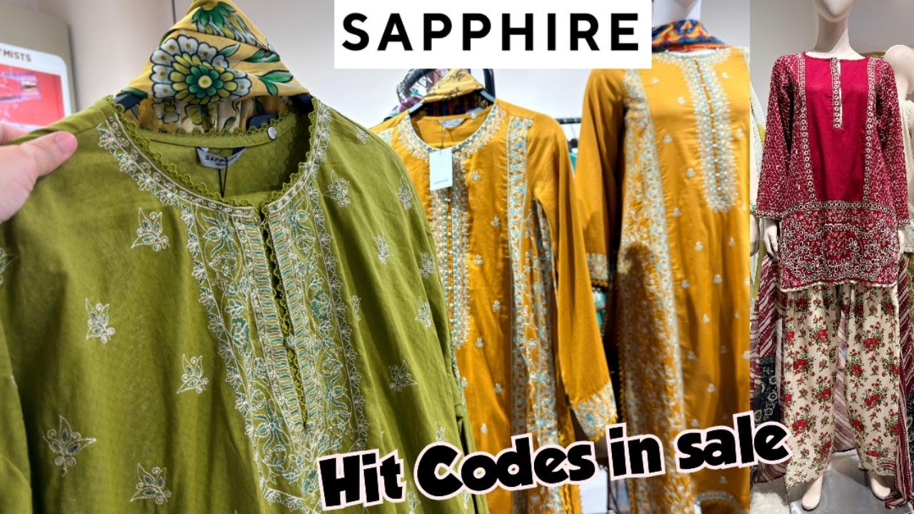 Sapphire Biggest Summer Sale Flat 50%Off🔥Sapphire Pret 2026 Sale🔥 Sapphire Sale 2026