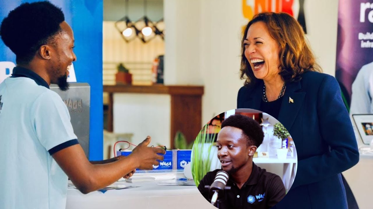 MTANZANIA GENIUS aliyemkosha KAMALA HARRIS kwa UBUNIFU wake, picha zake ZINATREND dunia nzima