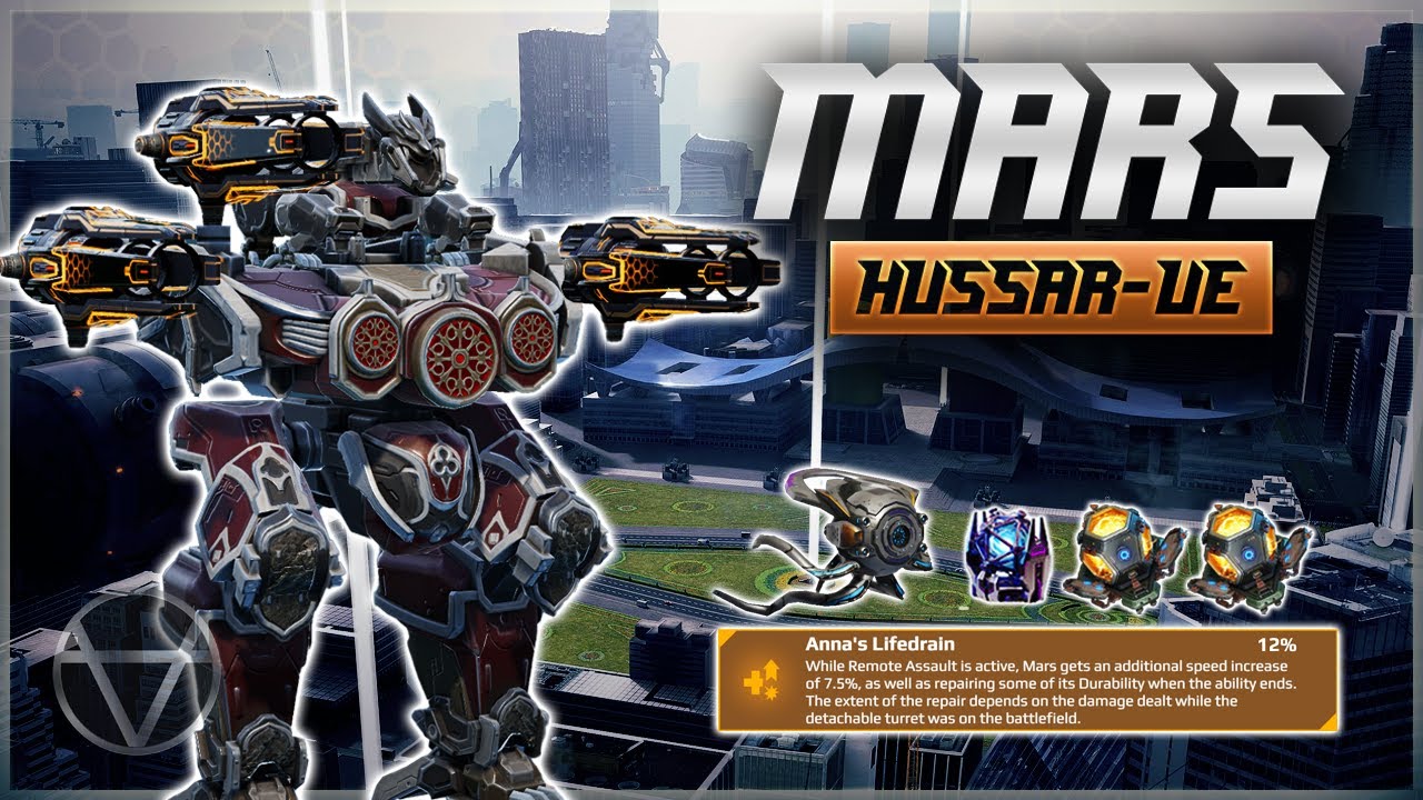 [WR] 🔥 UE Hussar MARS w/ Seeker &ndash; Mk3 Gameplay | War Robots