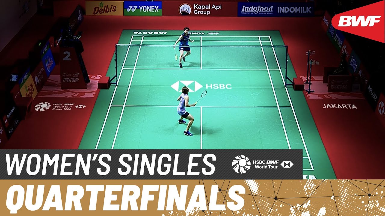 KAPAL API GROUP Indonesia Open 2023 | Akane Yamaguchi (JPN) [1] vs. Ratchanok Intanon (THA) [8] | QF