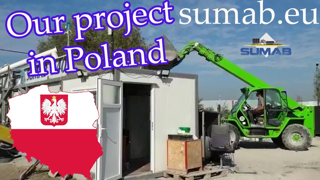 Concrete production/Sumab K40 Mobile concrete batching plant