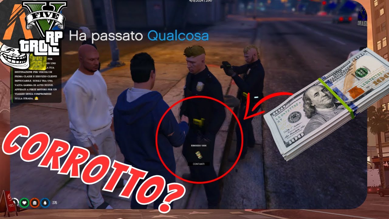PROVO A CORROMPERE UN POLIZIOTTO