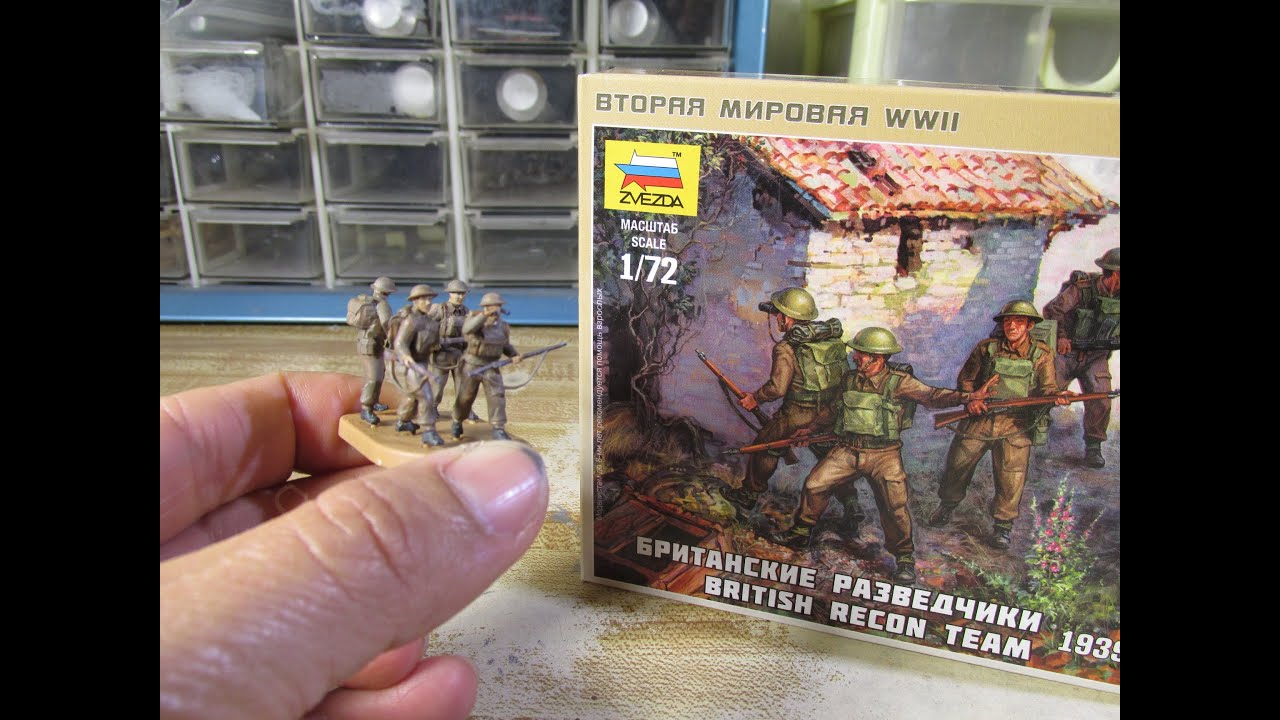 Building Zvezda British Recon Team In 1/72 Scale. From Start to Finish. Battle of Britain Pt 1