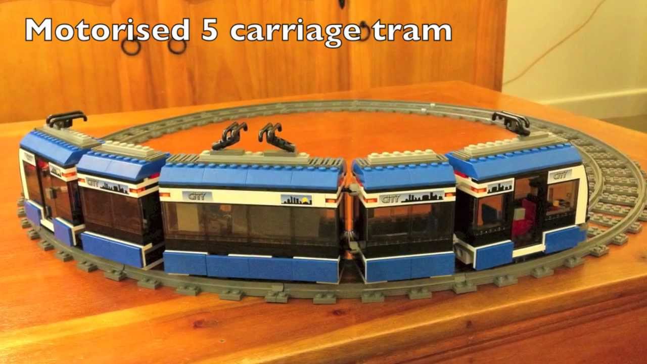 Motorised Lego Tram 8404