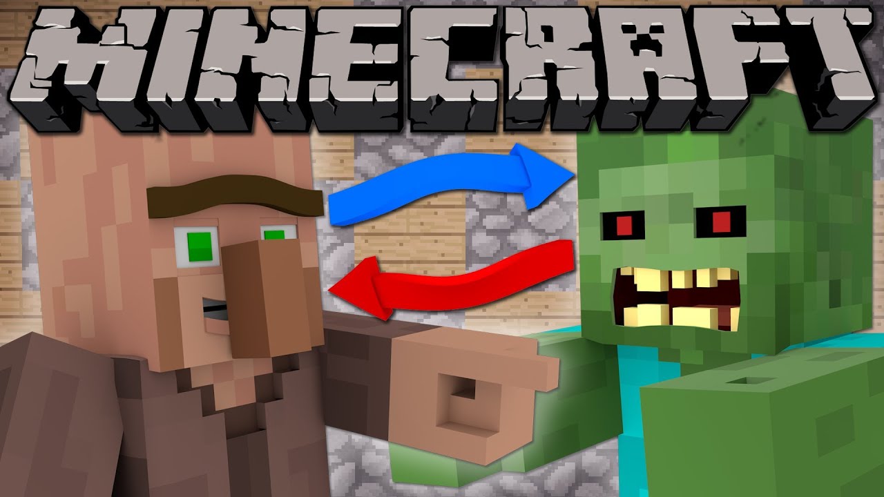 If Villagers And Zombies Switched Places - Minecraft