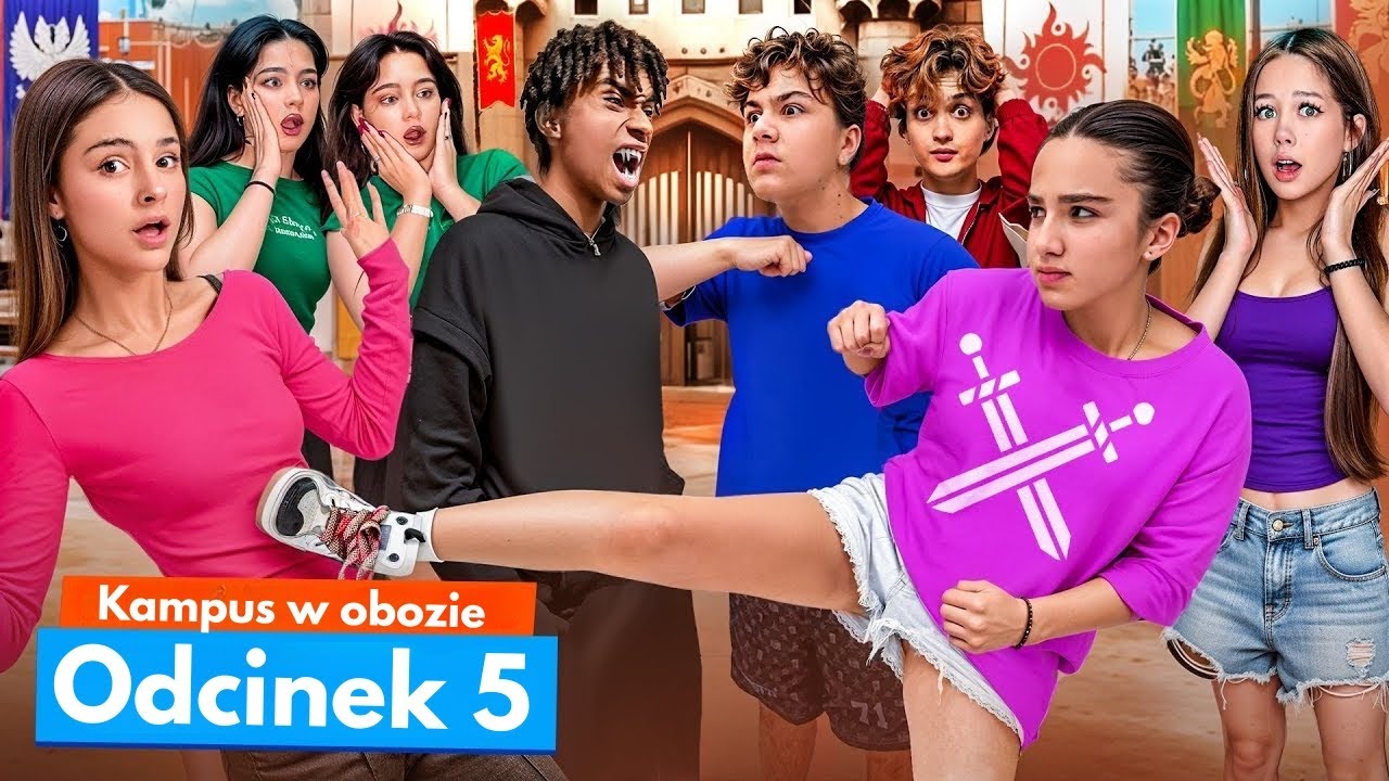 NASTOLATKI vs WILKOŁAKI 🥇🎯 Turniej rycerski na Campusie! Amina znalazła złodzieja!