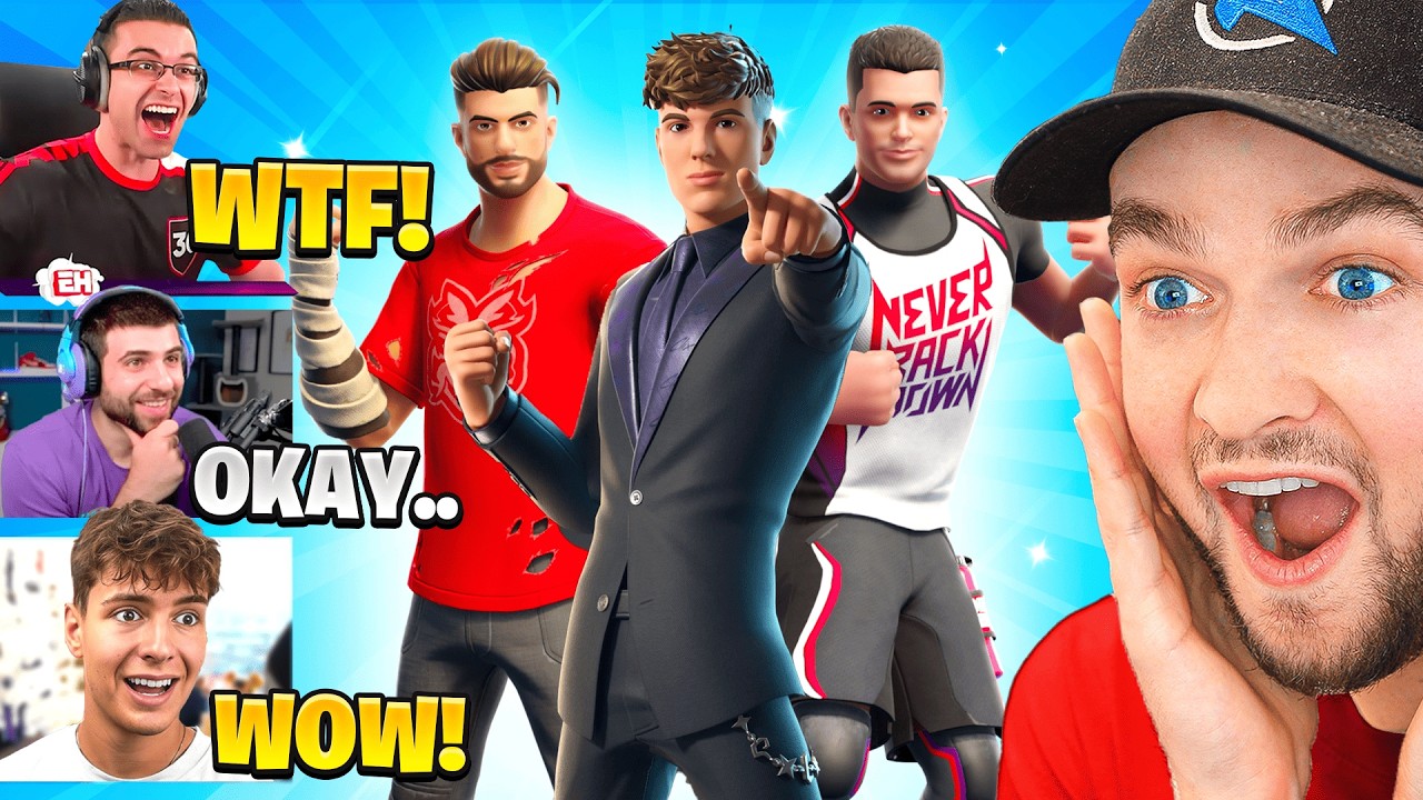 *НОВИНКА* Реакция на ВСЕ скины иконок Fortnite!