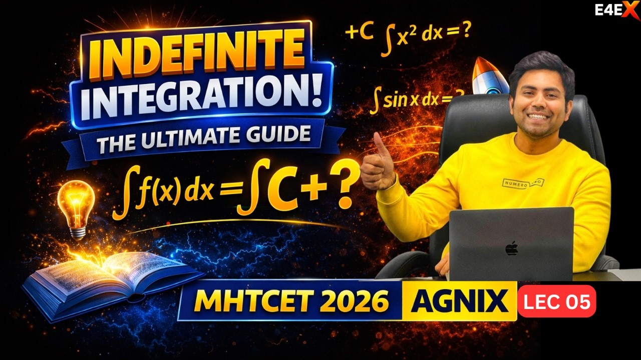 INDEFINITE 05 🔥 | Most Scoring Concept | MHT-CET 2026 LIVE | AgniX