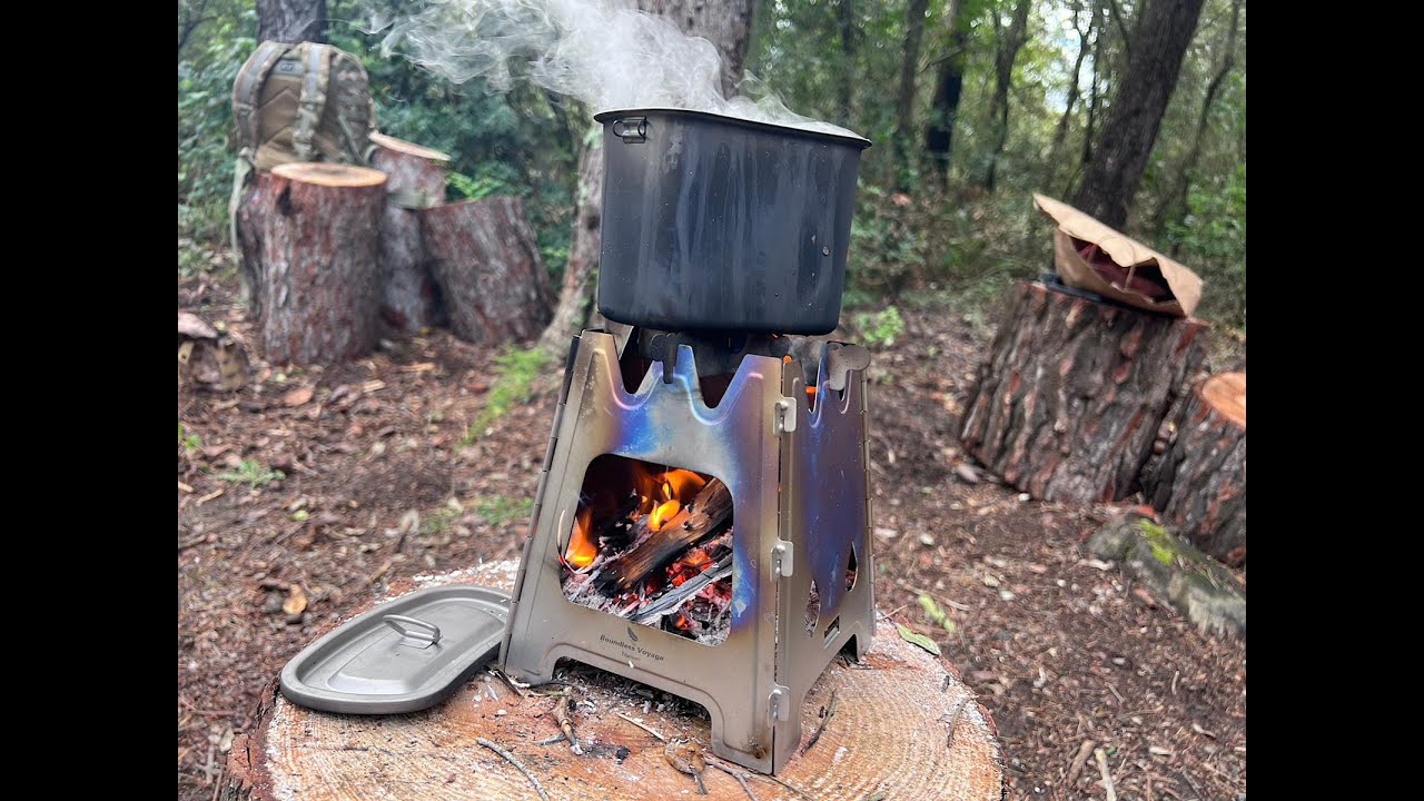 Boundless Voyage Borraccia gavettini e BushBox in Titanio