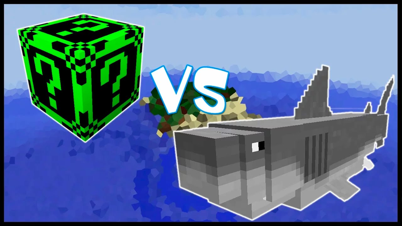 Неоновый Лаки Блок VS Мегалодон! - Лаки Битва #6