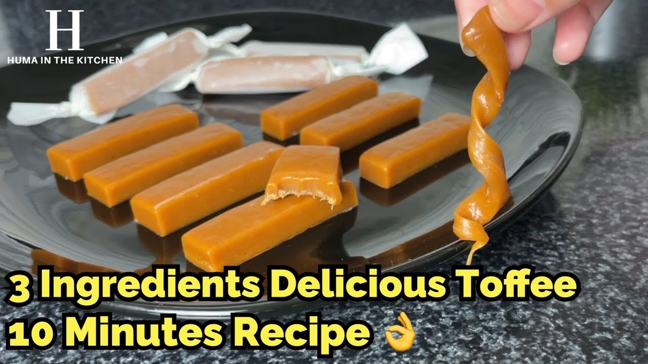 Вкусные карамельные конфеты домашнего приготовления | Рецепт ирисок из 3 ингредиентов | Мягкие же...