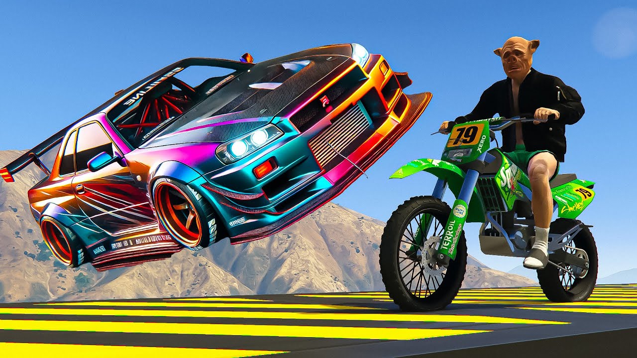 SKYLINE VS SANCHEZ !!! 🐷LTS🐷 GTA 5 ONLINE