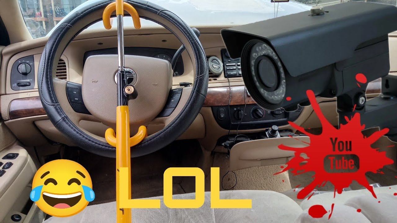 Steering wheel lock works great #security