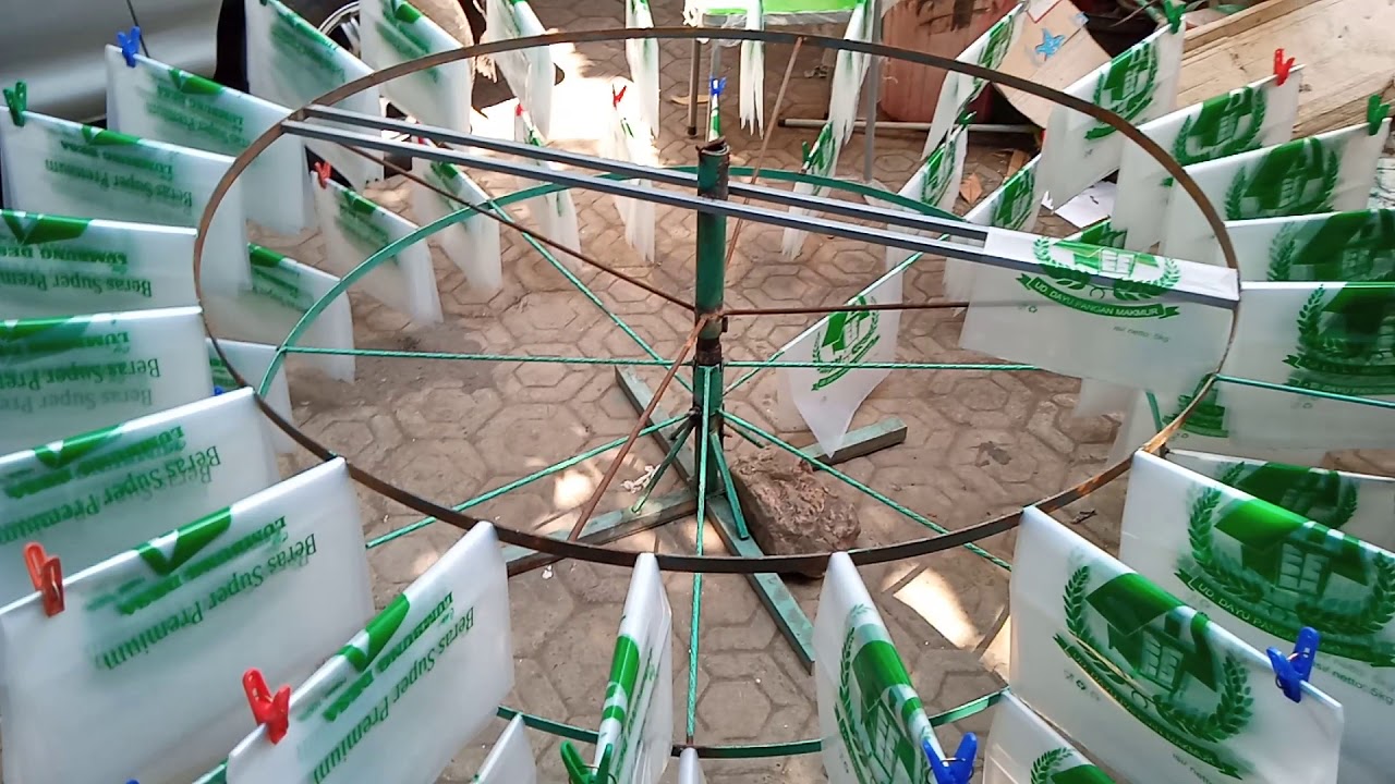 Proses sablon plastik beras 5kg