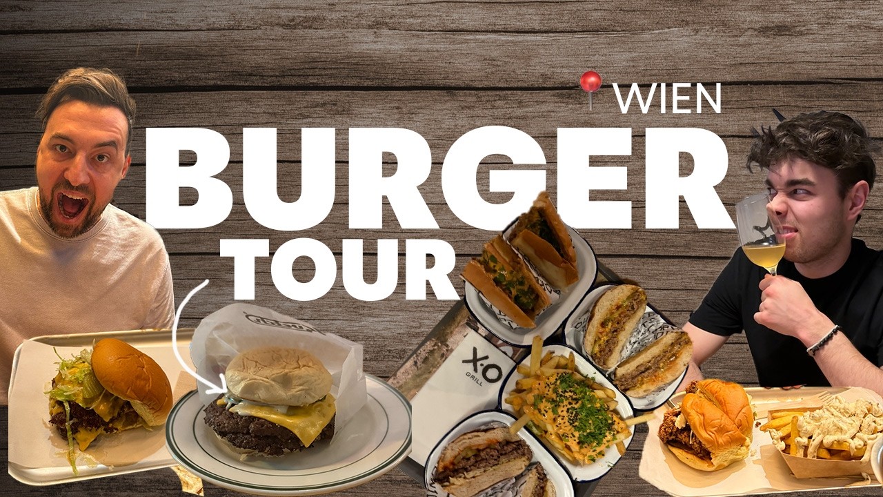 „Der beste Smash Burger in Wien? 🍔🔥 Unsere Burger-Tour mit 4 Spots im Vienna-food Test!“