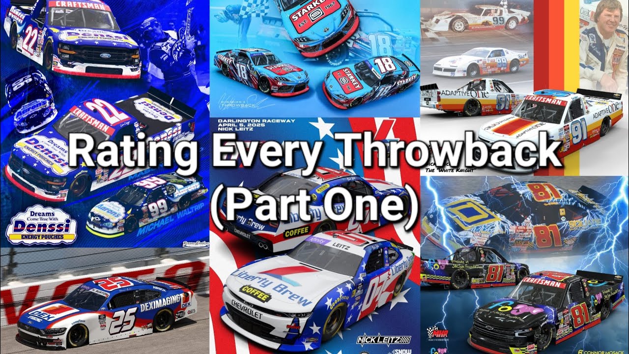 Rating Every 2025 Darlington Throwback Part One: Trucks & Xfinity