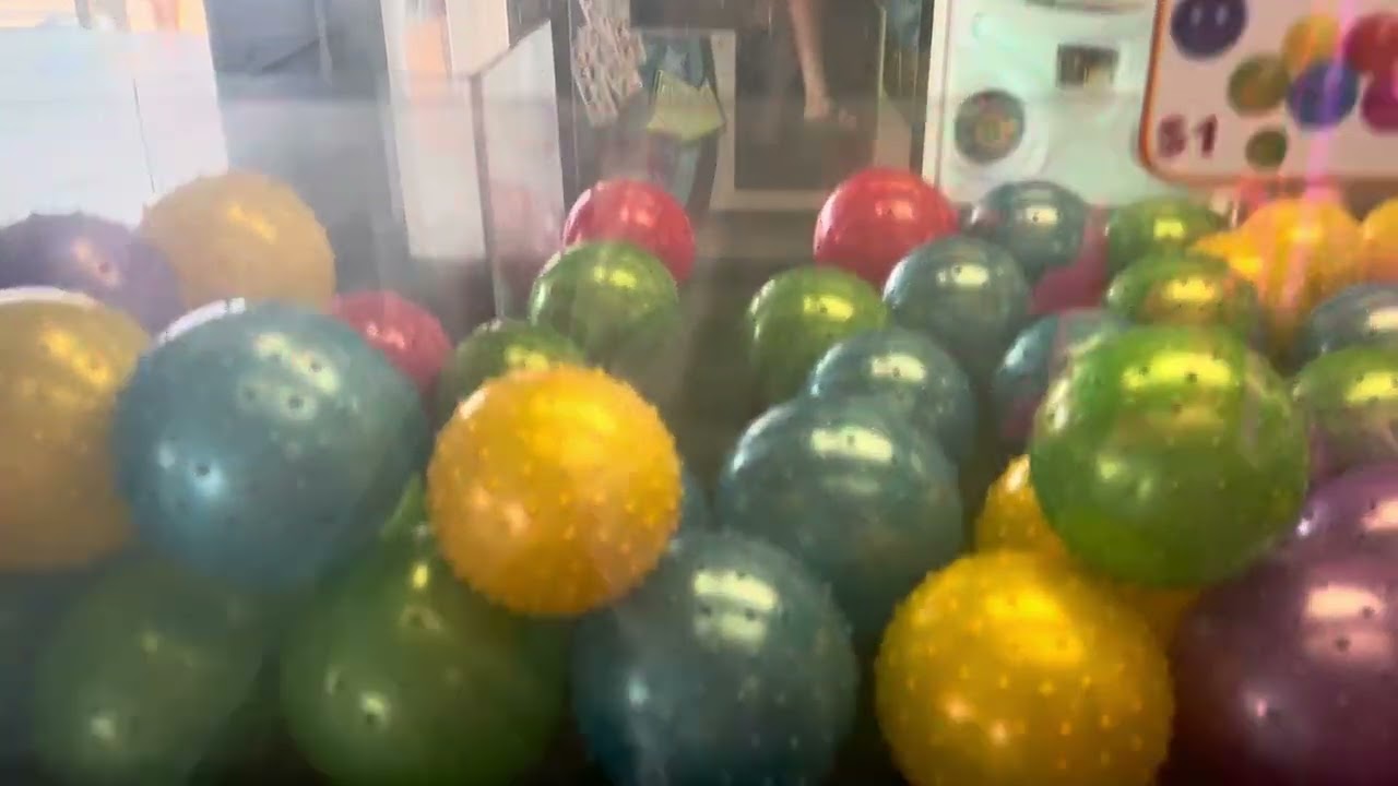 ice 1990 carnival crane claw machine at Funarama ￼