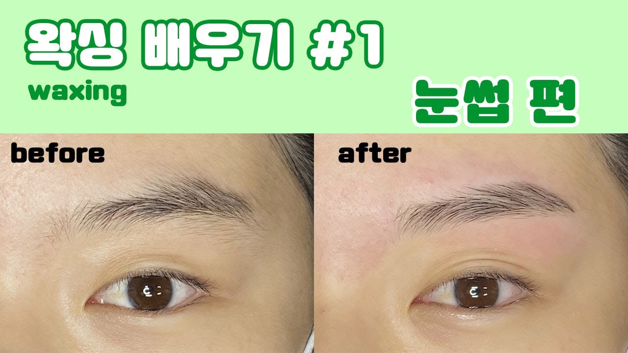 (ENG) Waxing 왁싱 배우기 #1 눈썹 편