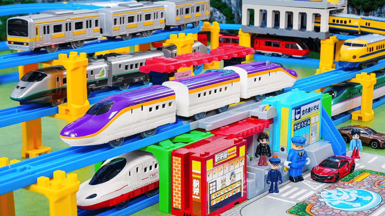 Plarail Shinkansen ☆ Construction of multi-purpose through Plarail Mega Station Building