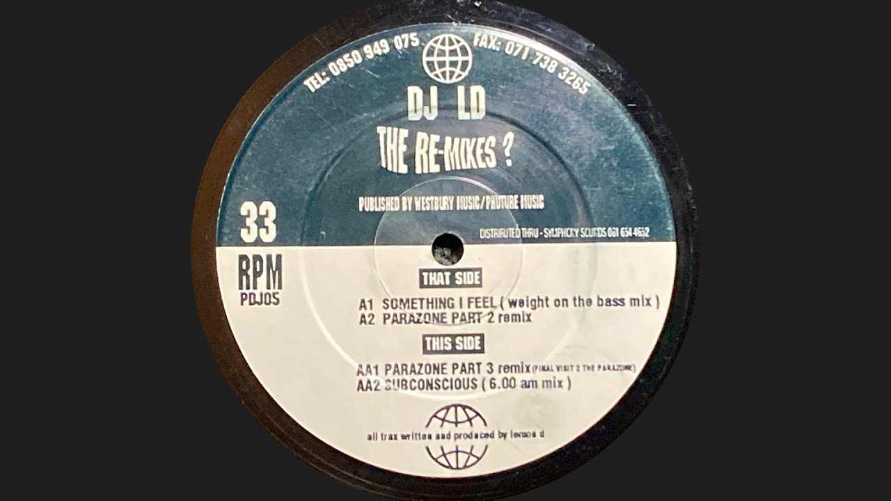 LEMON D - SOME THING I FEEL  Weight On The Bass Mix