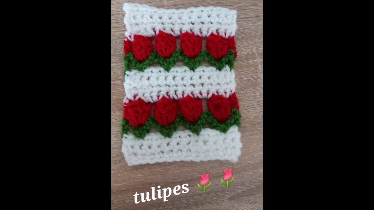 tuto point tulipe au crochet