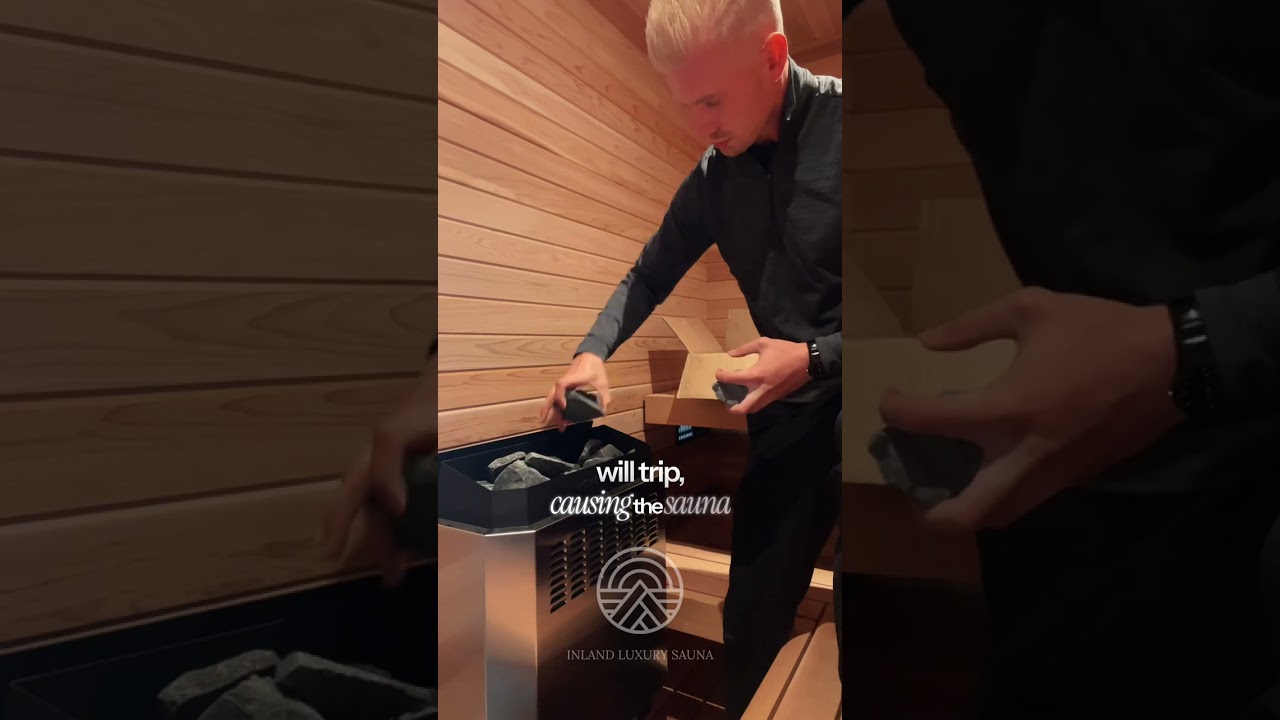 Sauna Rocks - How to Place Them