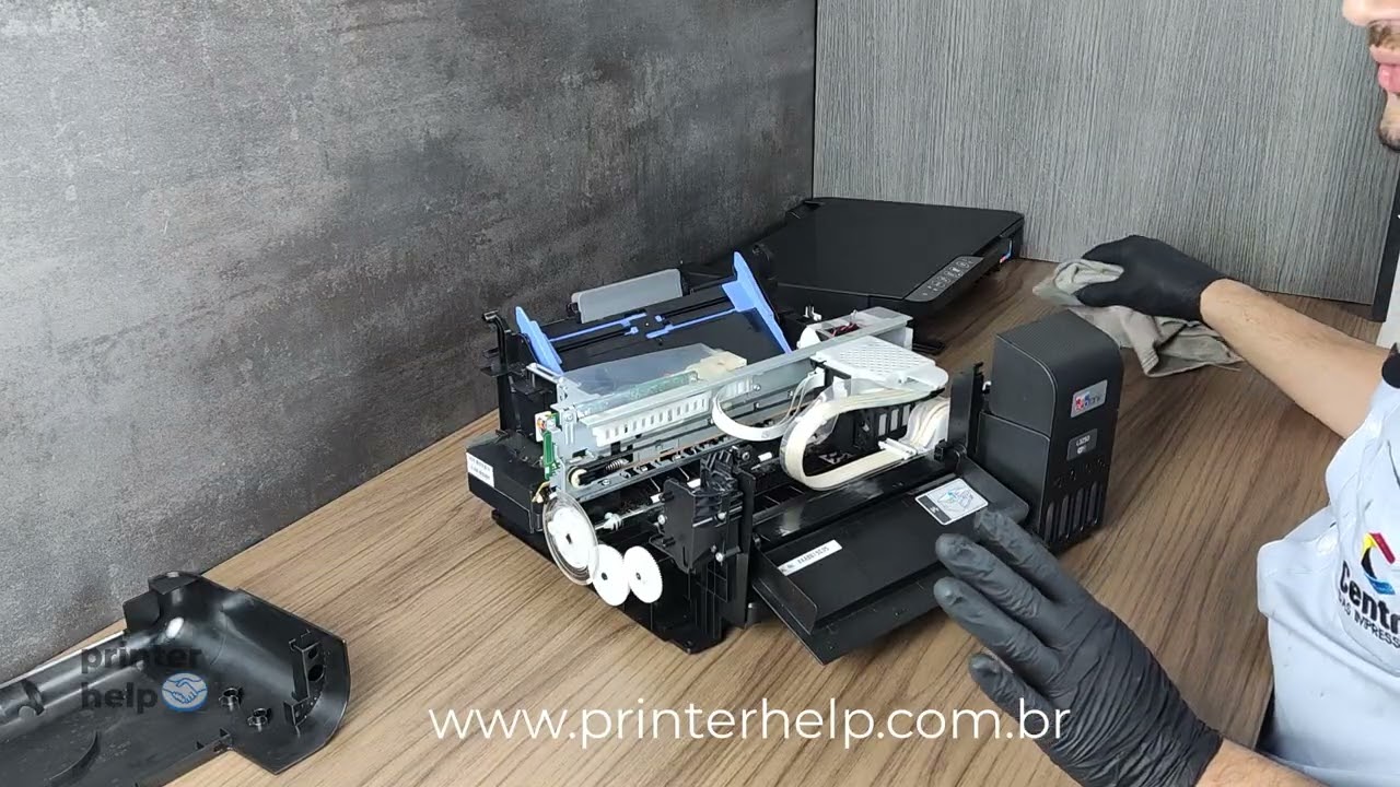 EPSON: Luzes piscando - Série L3250, L3210, L3150 e L3110
