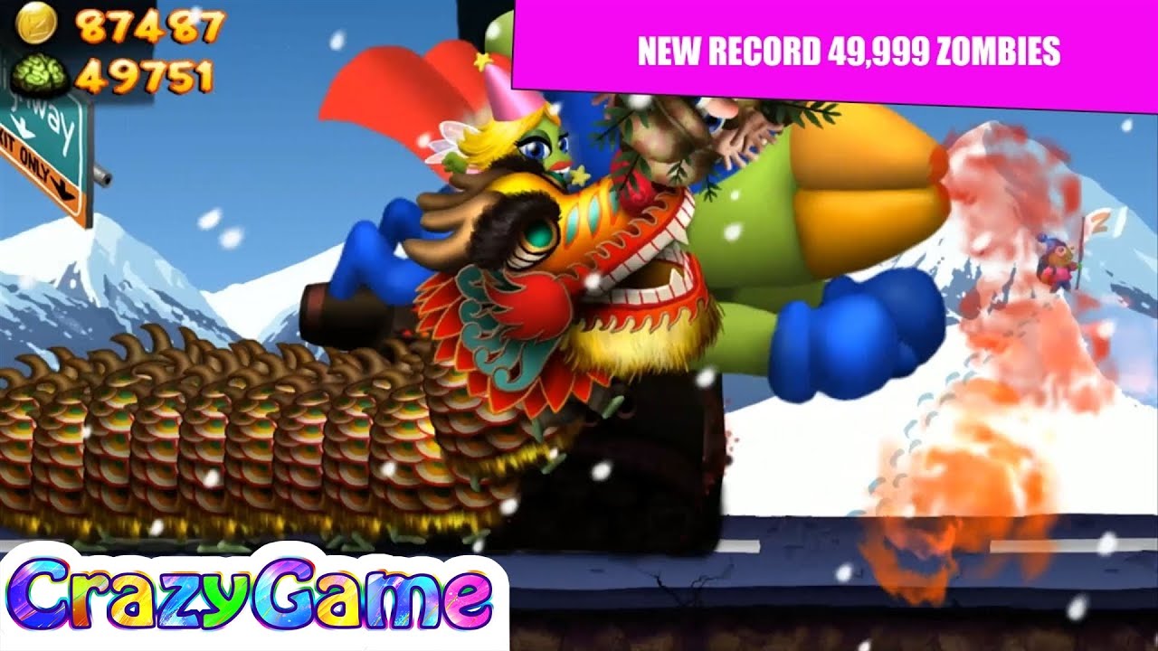 Zombie Tsunami 2016 - New Record 49999 Zombies (Brains)