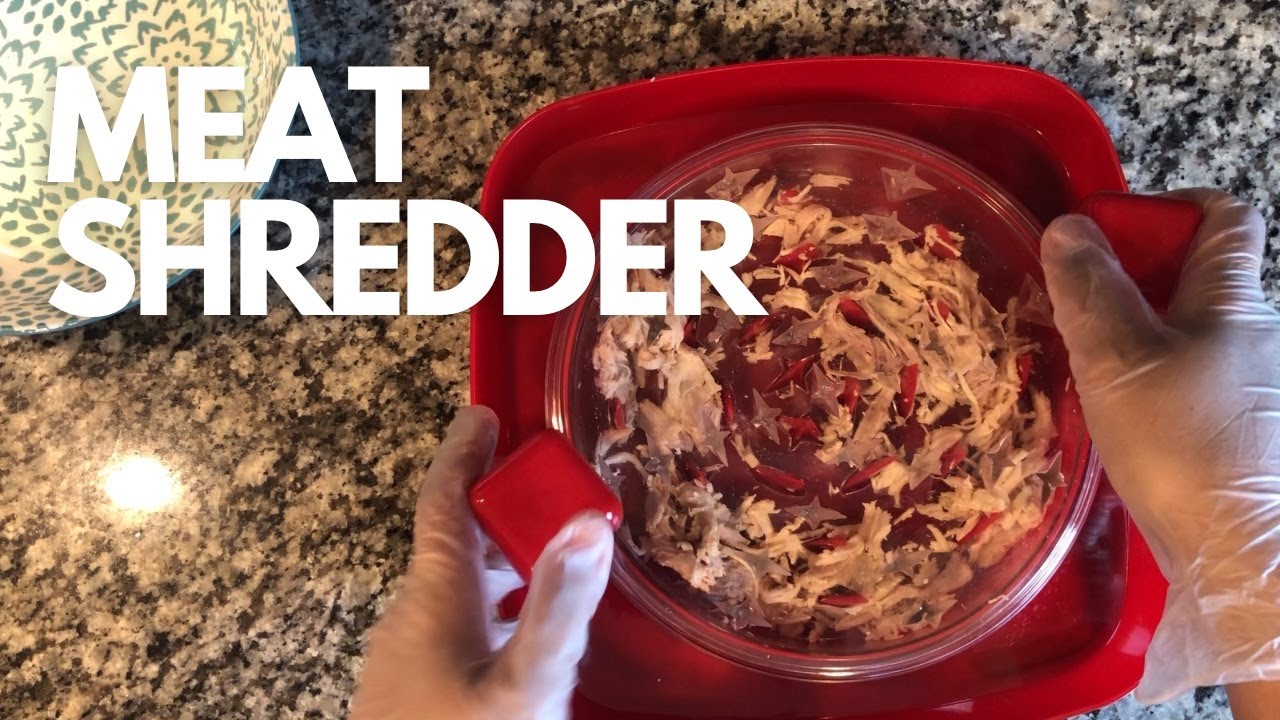 The Meat Shredder With A Detachable Plate Is A Great Way To Shred Your Meat!