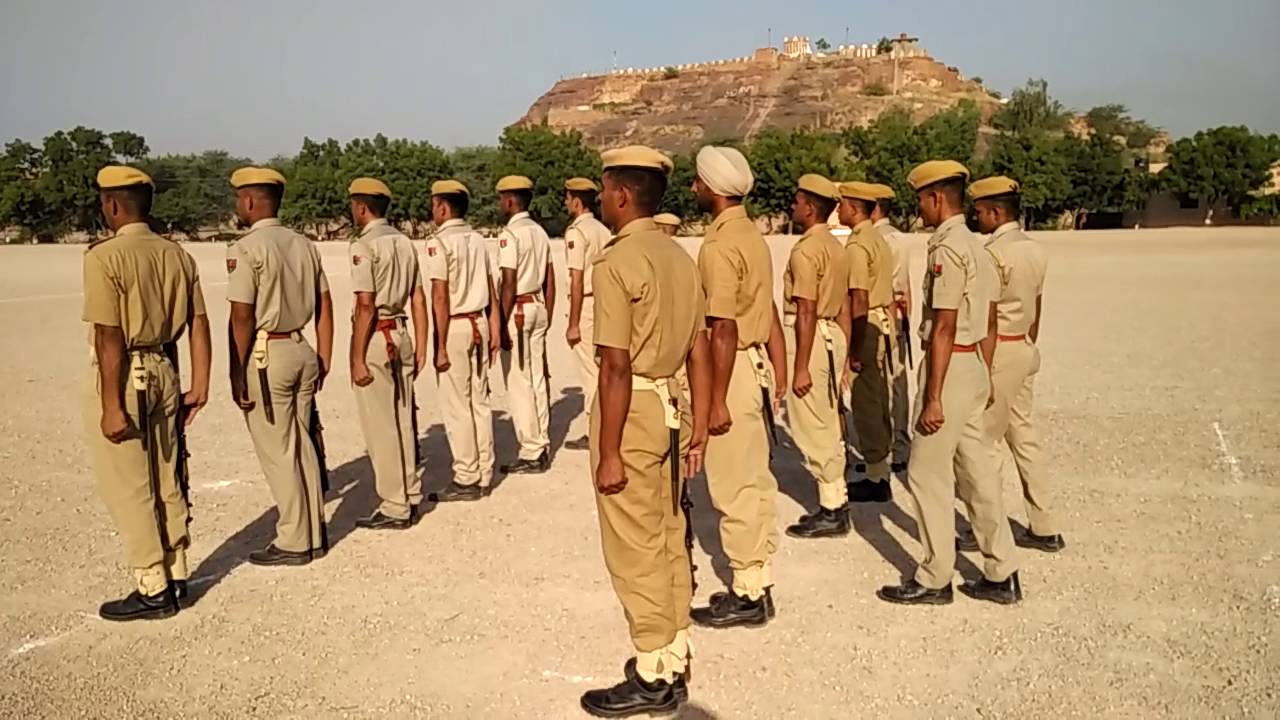 Guard mounting demo -Rajasthan Police (PTS- JODHPUR)