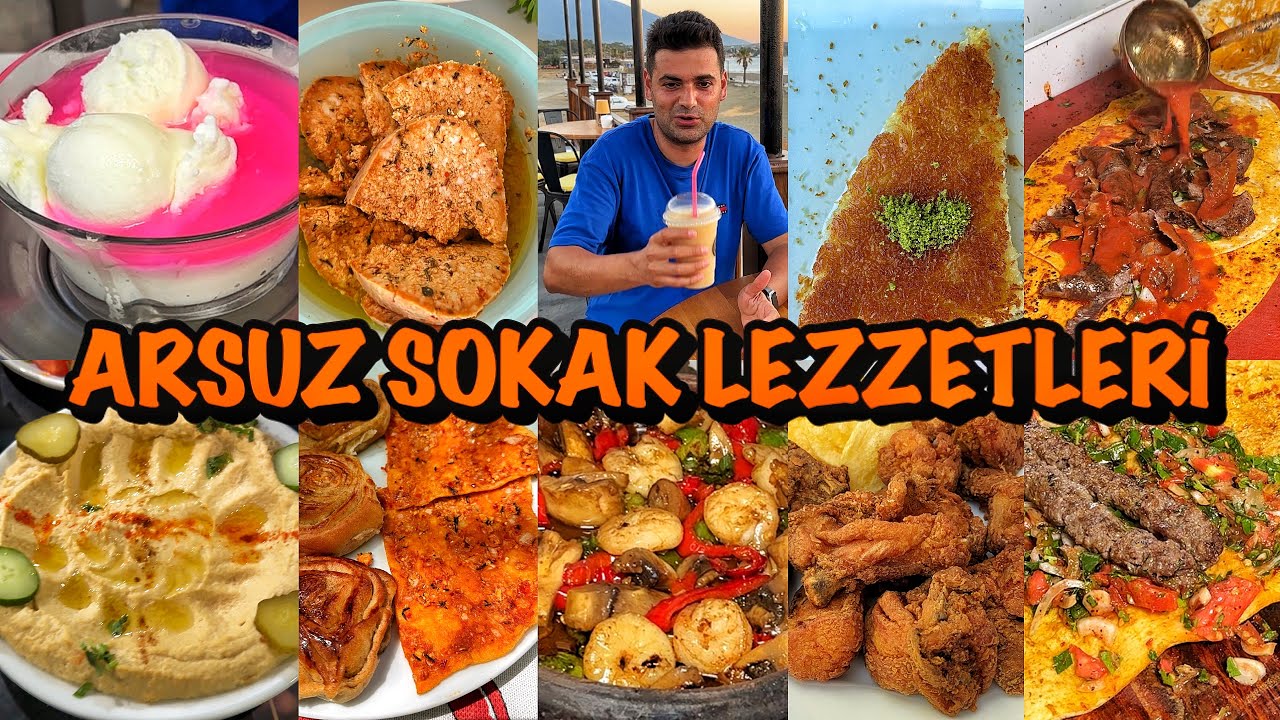 HATAY ARSUZ&rsquo;DA BİR G&Uuml;NDE NE YENİR!!! D&Uuml;NYALARI YEDİM!!!