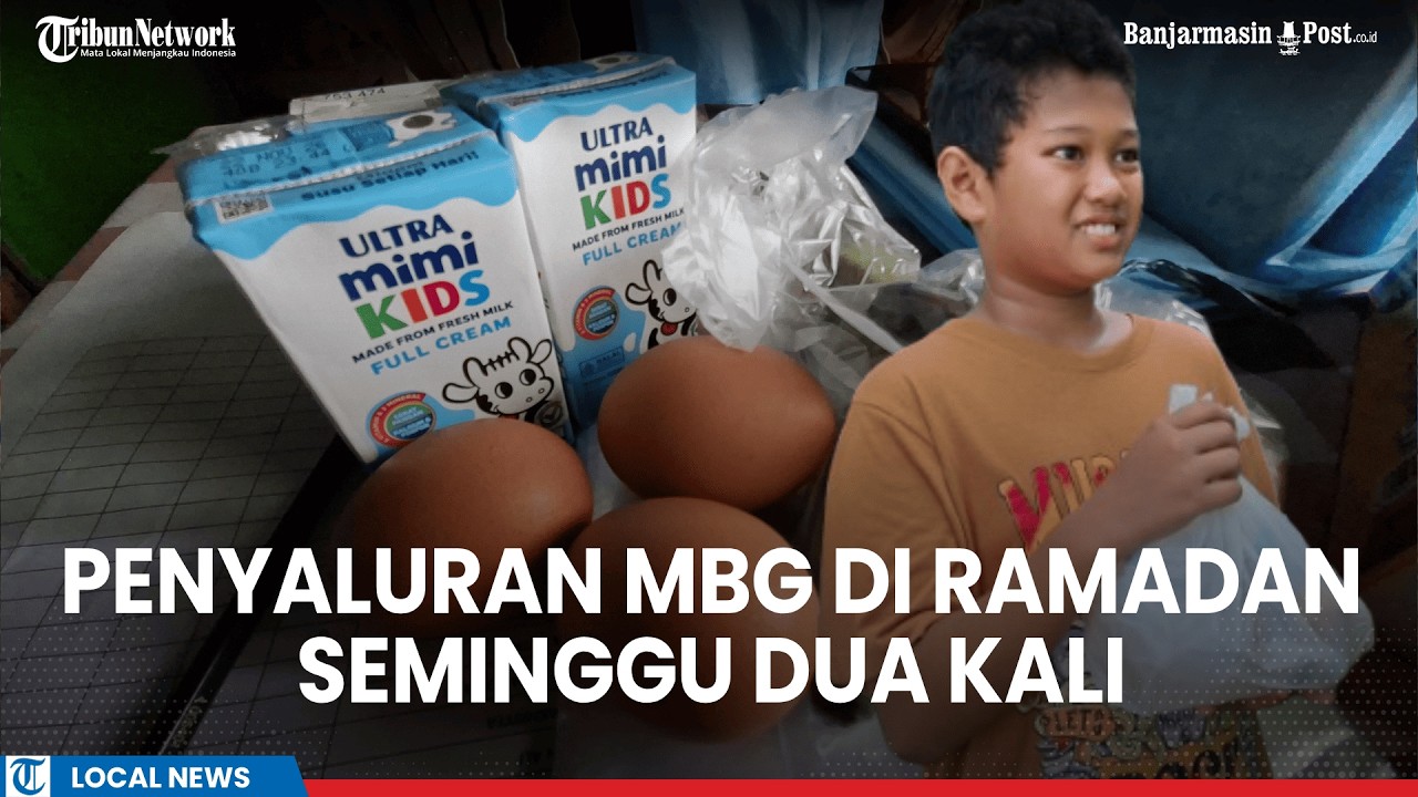 Dibagikan Dua Kali Sepekan, Ini Menu MBG Ramadan di Kabupaten Banjar, Ada Susu, Telur dan Kurma