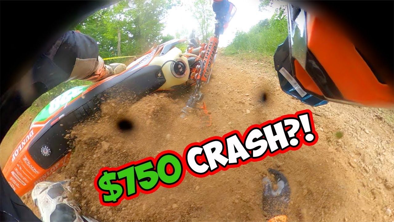I CRASHED WHILE LEADING | Raw GoPro