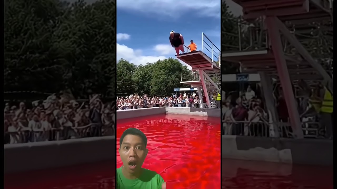Jelly Pool Diving Competition Challenge  