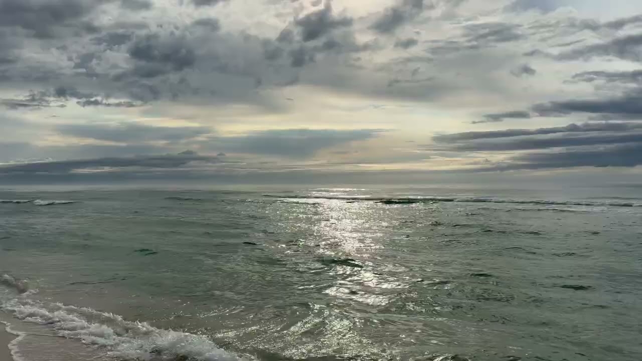Ocean Wave Reset | Beach Walk + Natural Calm Wave Sounds