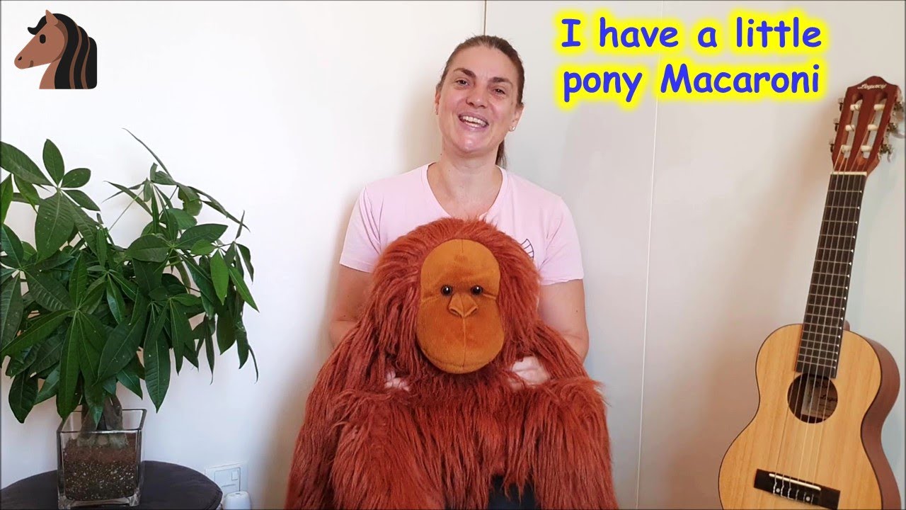 I have a little pony Macaroni - Knee bouncing rhyme | Nursery rhymes & kids songs to sing along