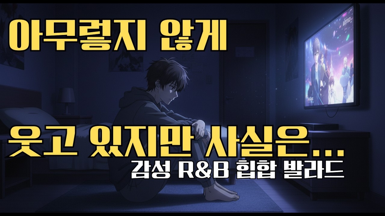 아무렇지 않게 웃고 있지만 사실은   🎧 감성 알앤비 힙합 발라드