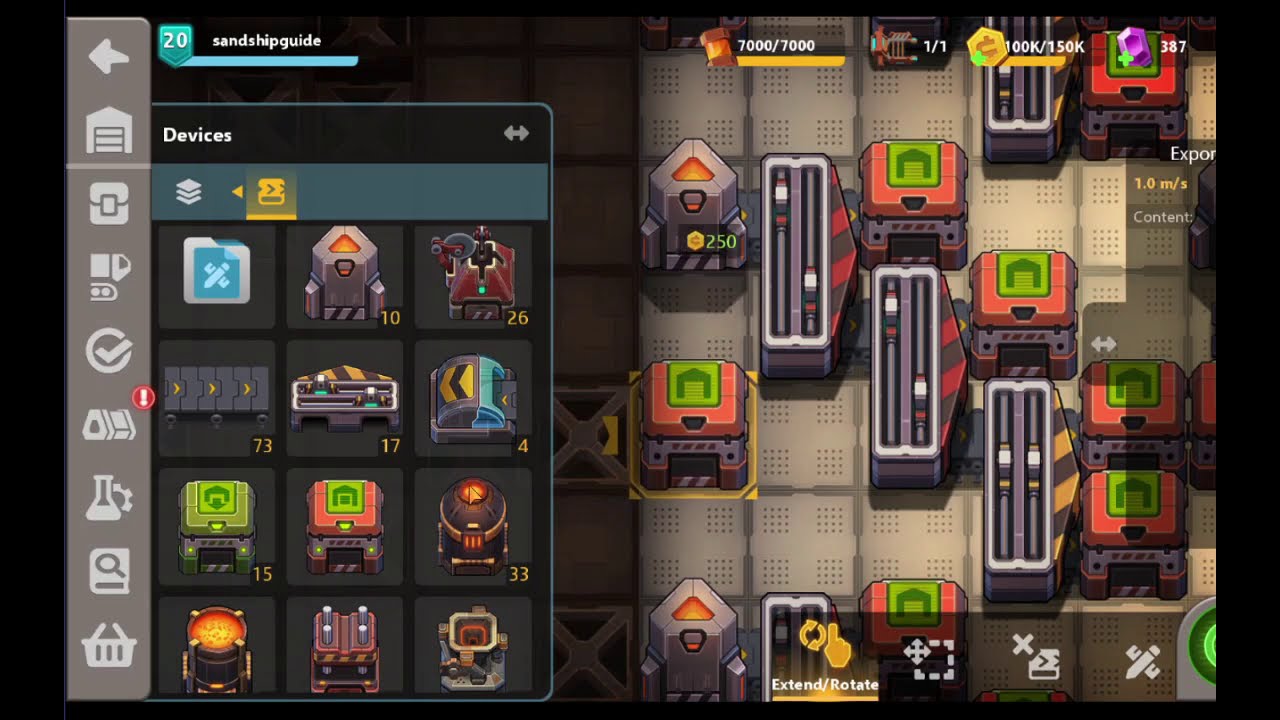 Sandship: how to get the most Iron Ore in one building