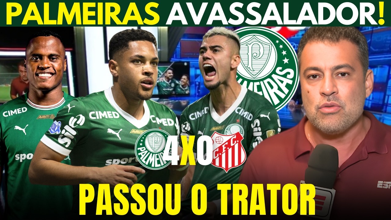 PALMEIRAS PASSOU POR CIMA! ESTREIA PERFEITA DE JHON ARIAS!eRUMO AO TÍTULO!
