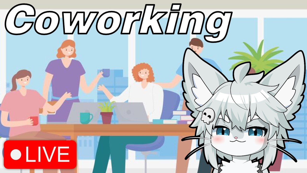 Coworking With Quinn! Eepy VTuber chores & productivity!