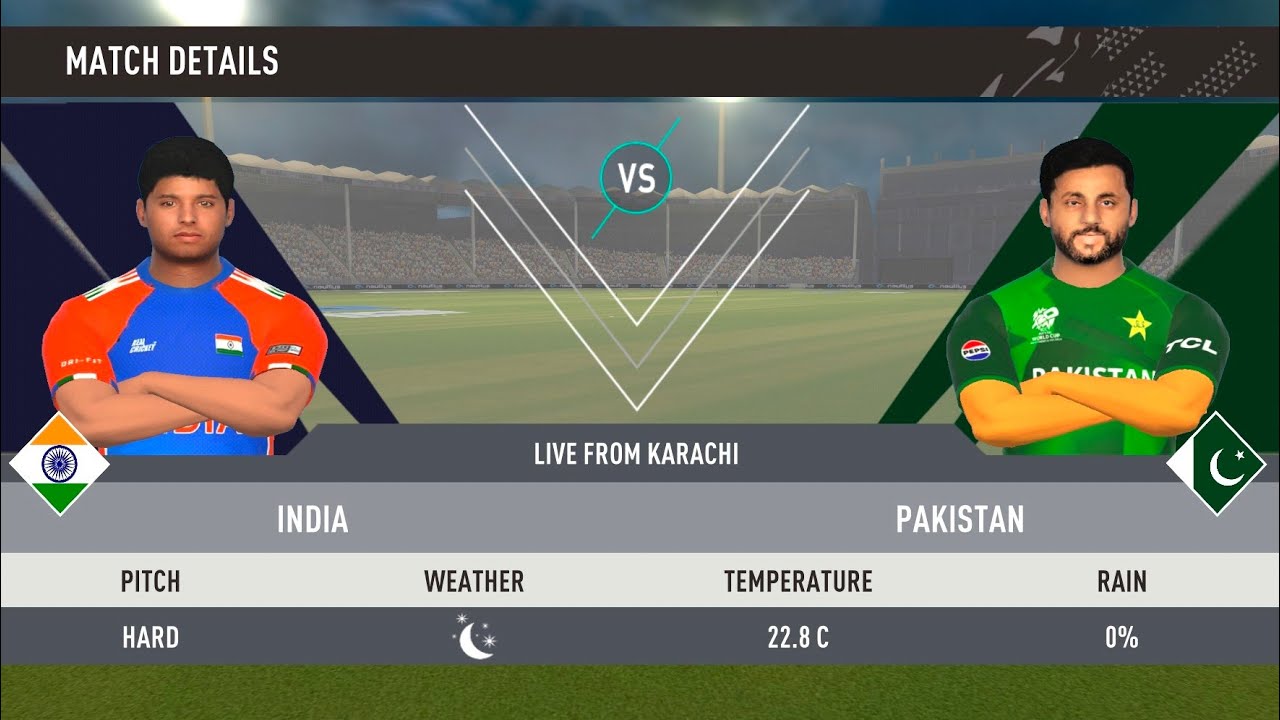 Pakistan vs India T20 Tri Series 2025 2 innings amazing game rc swipe 