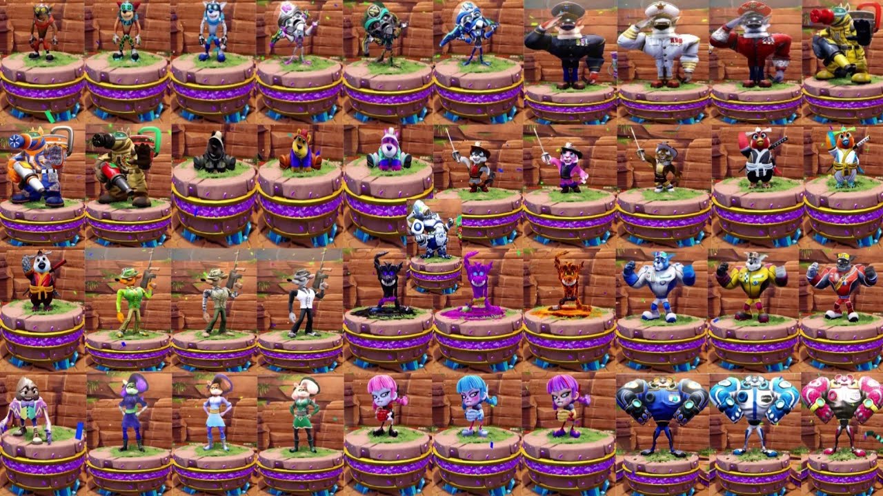 Crash Team Racing Nitro-Fueled - Victory Animations Colors Version 1.20