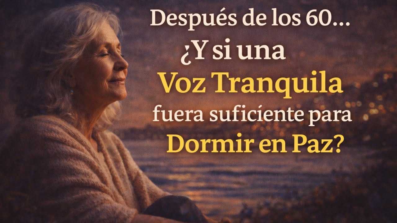 Después de los 60… ¿y si una Voz Tranquila fuera suficiente para Dormir en Paz?