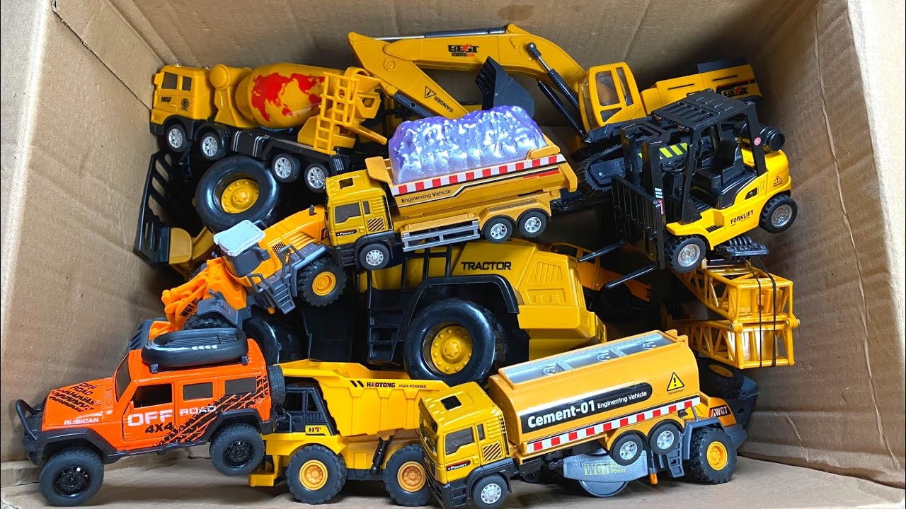 KABOLITE K350-200 DIGGER, MEGA RC TRUCKS, RC TRACTORS, RC MACHINES COLLECTION!! EXCAVATOR LESU ET30H